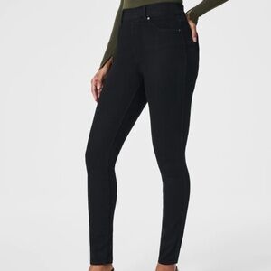 SPANX Black Skinny Jeans High-Waisted Stretch
